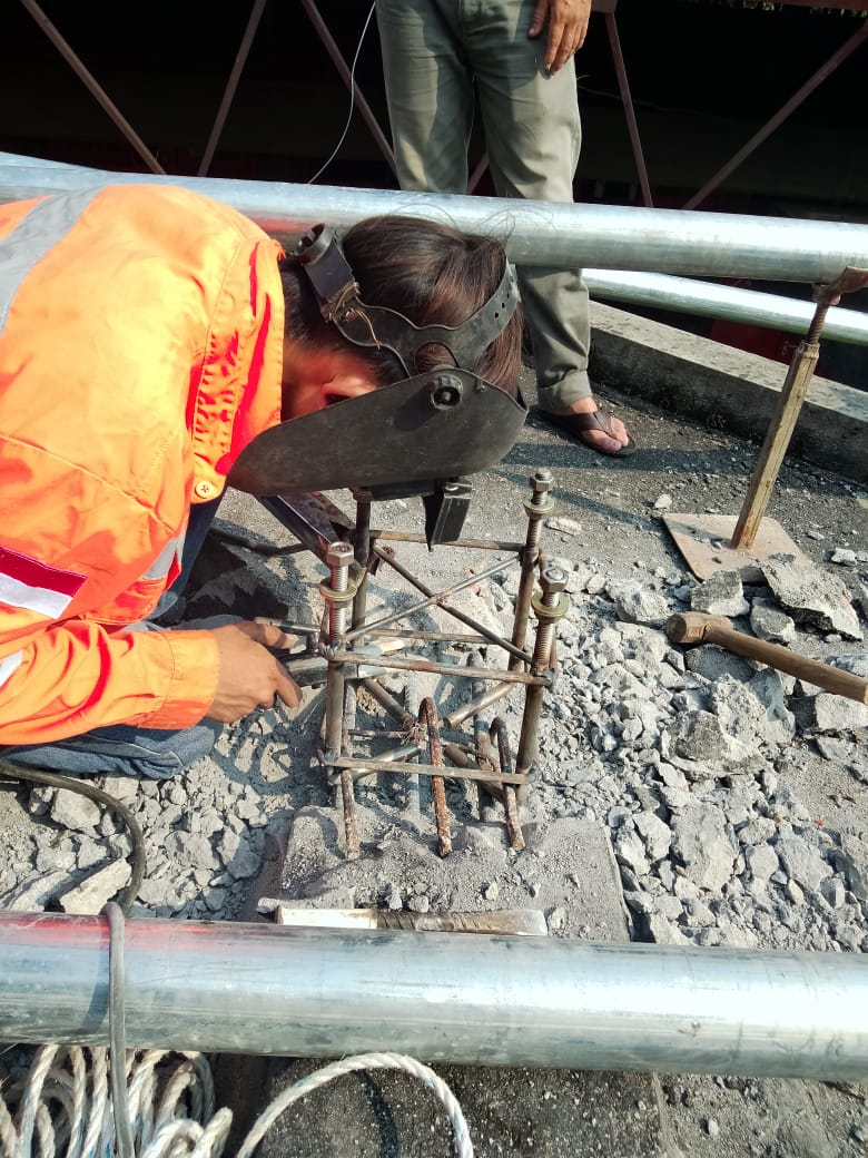 Pemasangan Penangkal Petir Elektrostatis Viking V6 di PT Eco Nusa Global Jombang - 2