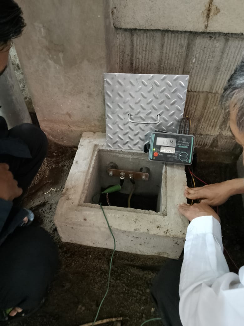 Pemasangan Penangkal Petir Elektrostatis Viking V6 di PT Eco Nusa Global Jombang - 8